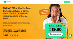 Desktop Screenshot of descomplica.com.br