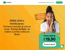 Tablet Screenshot of descomplica.com.br